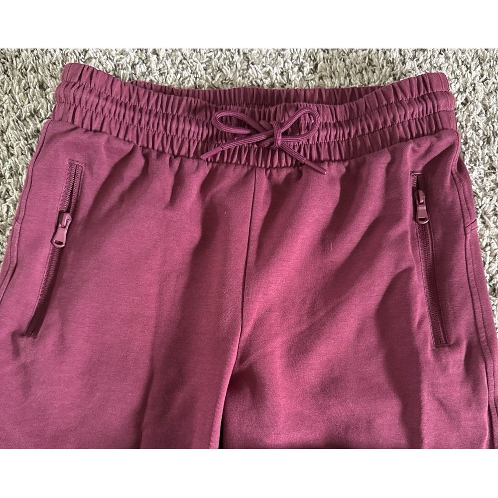 Old Navy Women's Maroon High-Rise Elastic Drawstring Jogger Size Medium - Picture 4 of 8